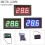 LED digitalt voltmeter blått panel 3-sifret 0,56 tommer 6
