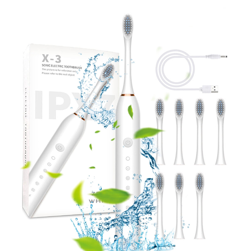 Kcavykas Electric Toothbrush for Adults 8 Brush Heads 6