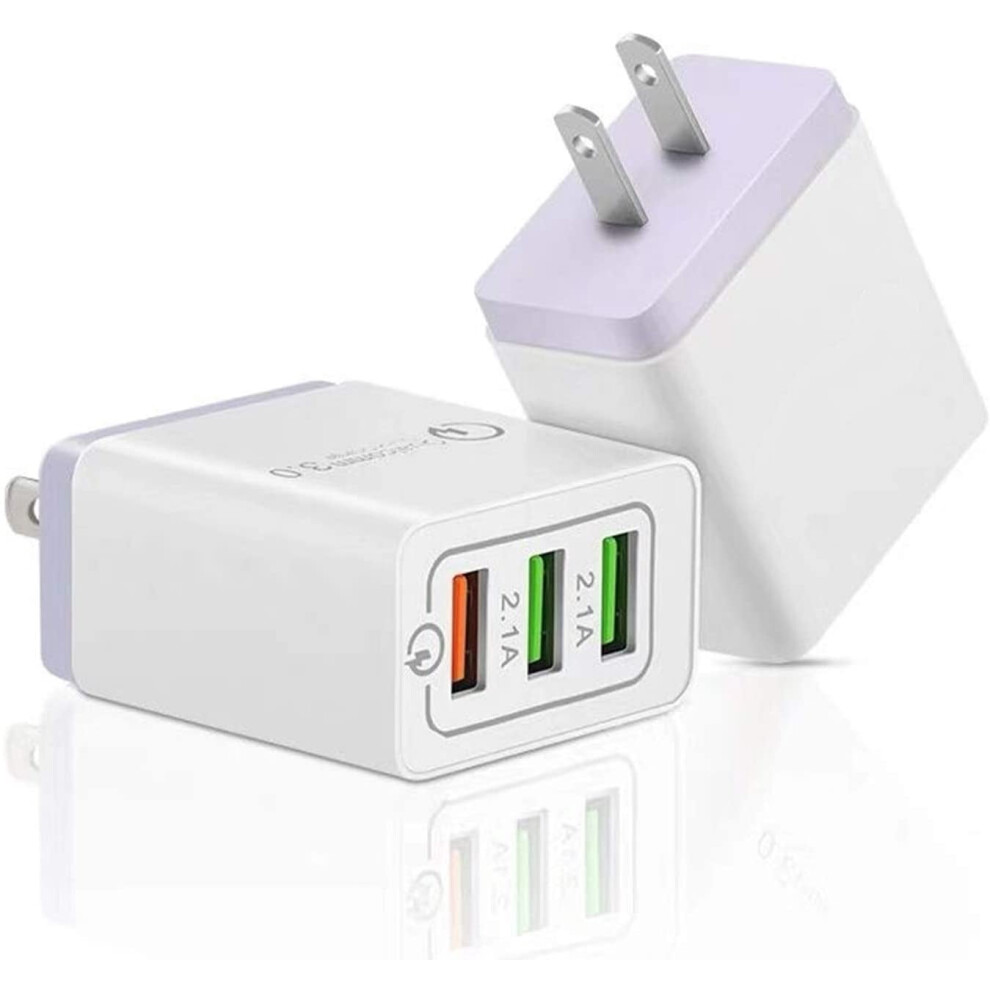 Usb Wall Charger Qc 3.0/2.0 3-Port 5V/2.1A 9306268654254