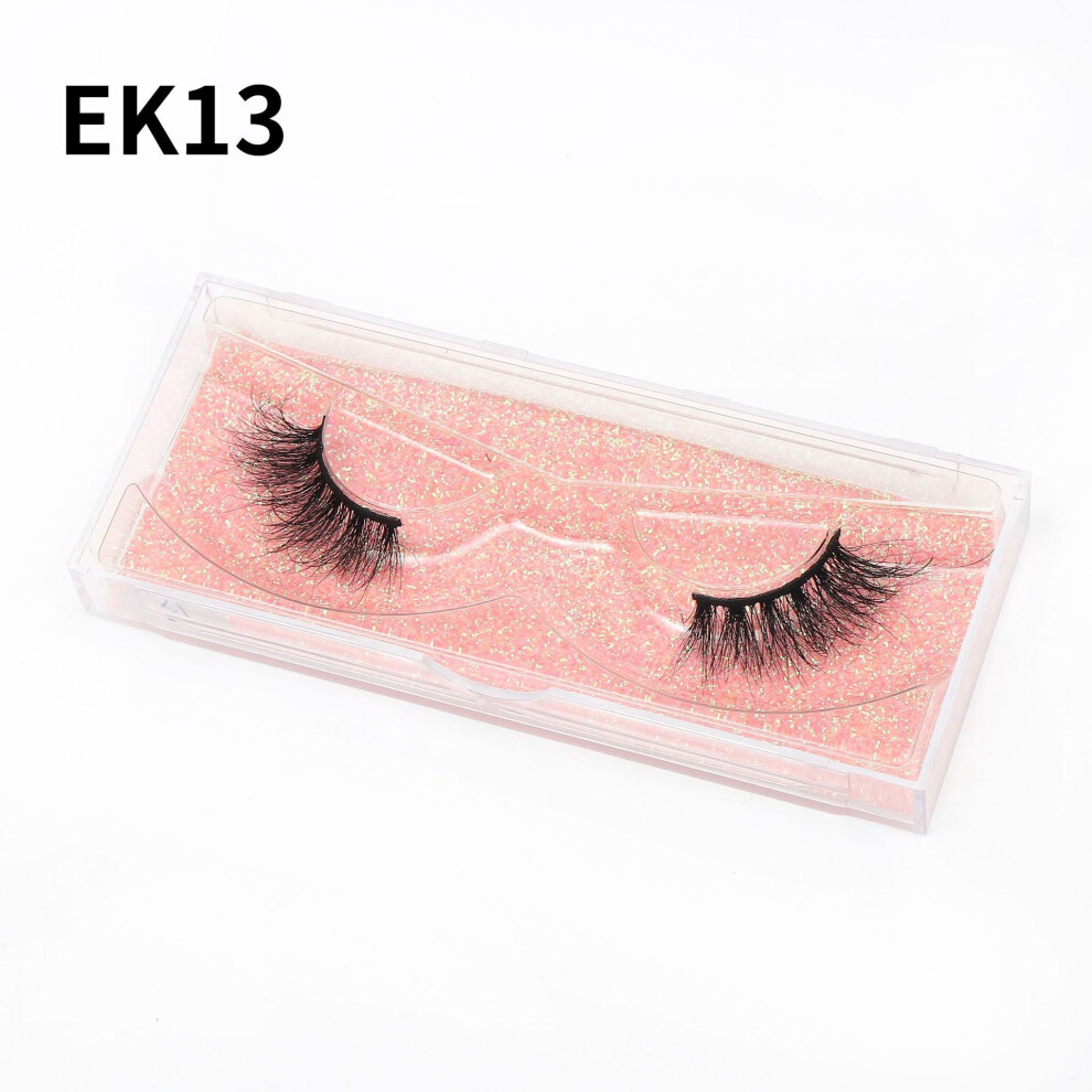 Wispy Mink Eyelashes Natural Volume Fake Lashes 1 Pair
