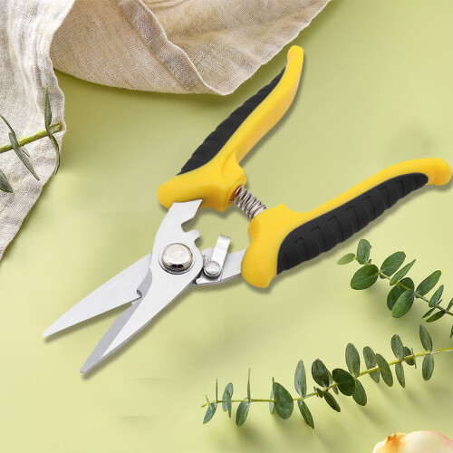 Cisailles de jardin multifonctions en acier inoxydable (1 paire)