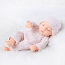 Reborn-dukkelegetøj 18 cm blødt gummilegetøj til småbørn