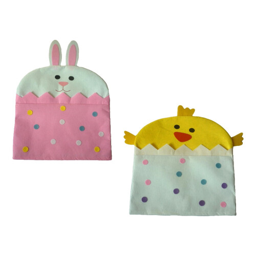 Coprisedie con design a coniglietto (2 pezzi)
