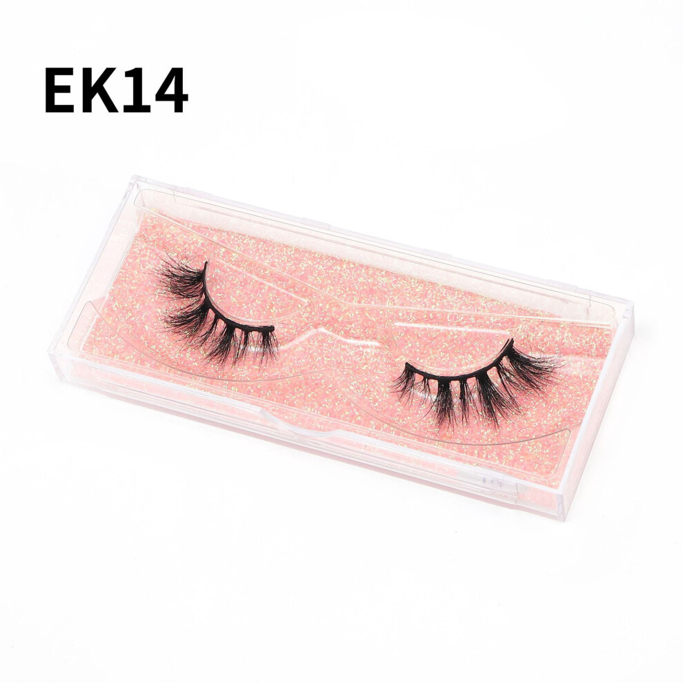 Nvzi Wispy Mink Eyelashes Natural Volume 1 Pair