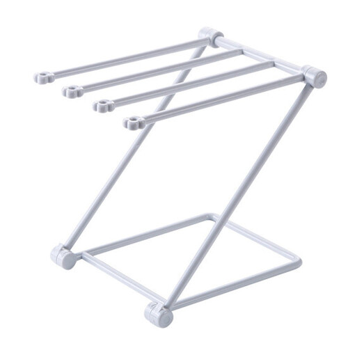 Porte-serviettes vertical pliable pour plan de travail de cuisine
