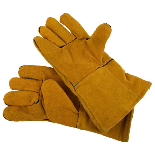 Cowhide welding gloves flame-retardant heat-proof 1