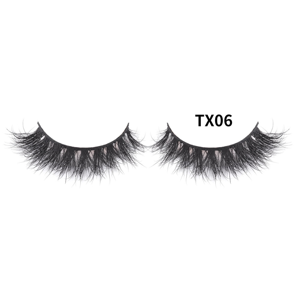 Nvzi Wispy Mink Eyelashes Natural Volume 1 Pair