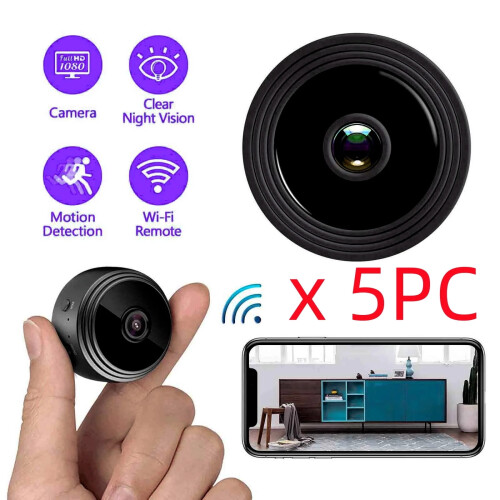 Wireless Outdoor WiFi Security Camera with Night Vision5pcs