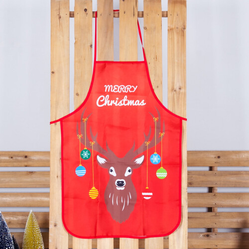Julförkläde älgdesign kökstillbehör 1 st