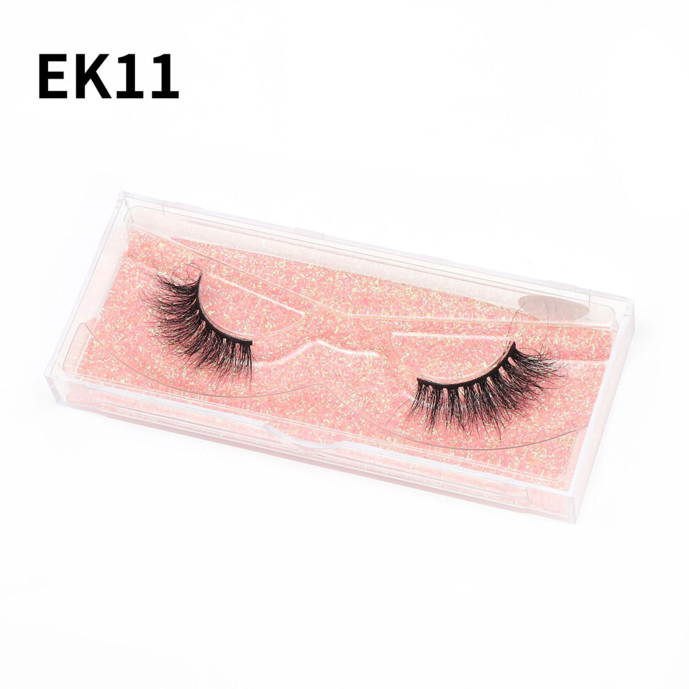 Wispy Mink Eyelashes Natural Volume Fake Lashes 1 Pair