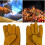 Cowhide welding gloves flame-retardant heat-proof 5