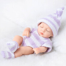 Reborn dukke blødt gummi babylegetøj 18 cm