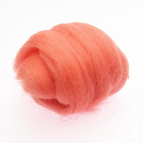 Needle Felting Wool Carded Pack Brown Grey Red Pink Blue