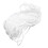 Witte elastische band, 3 mm rond, handgemaakt 1