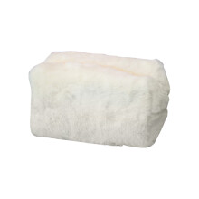 Make-up tasje van pluche fluweel met grote inhoud (1 stuk)
