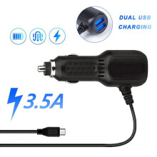 Dash Cam Car Charger USB Cable 11.5 ft
