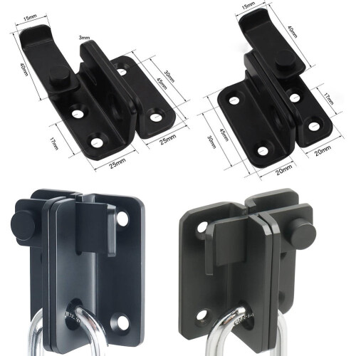 Stainless Steel Wardrobe Door Latch Bolt Left 2