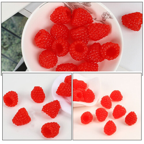 16 τεμάχια Προσομοίωση Μοντέλου Φρούτων Fruitful Decor Βατόμουρο Στολίδι Σκηνής DIY 1