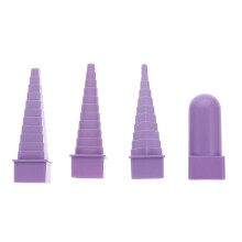 Ensemble de mandrins en plastique Linaichen pour enroulement de fil (4 pièces)