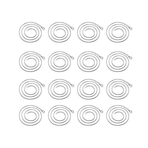 Colar de corrente de cobra banhado a prata, 30 peças, 76 cm (30 polegadas)