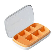 Kcavykas7-day double7-cell organizer na tabletki z obcinaczem