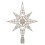 Christmas star tree topper vintage silver glitter 1