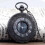Pocket Watch with Flip Front Cover and Press Button 4