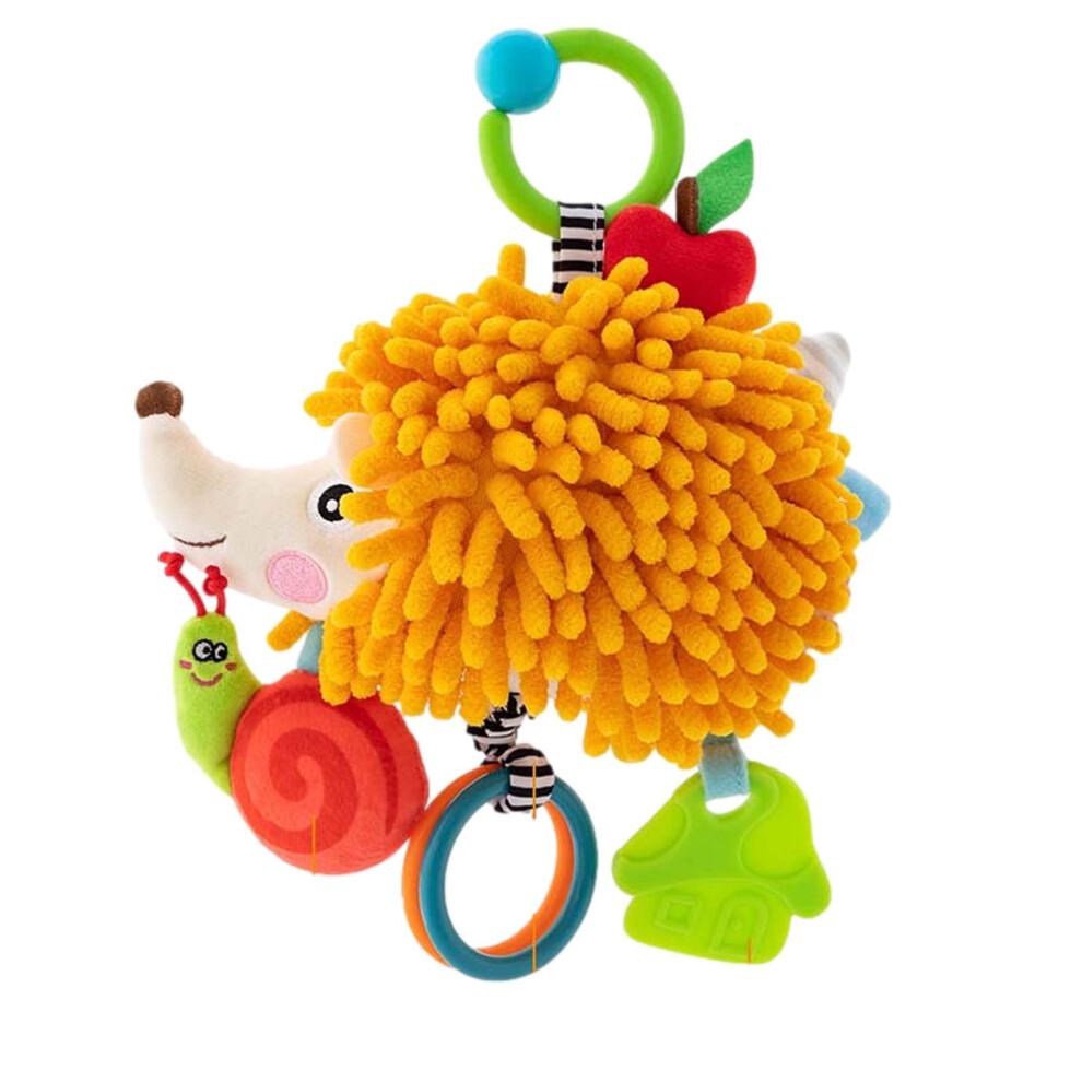 Toddler Soft Rattle Teether Toy with Hanging Loop