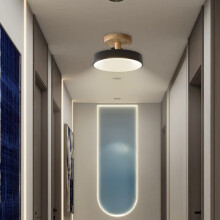 Luminaire de couloir en bois
