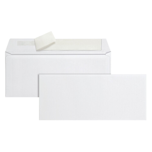 Office Depot Clean Seal Envelopes #10 White 500 per Box