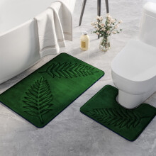 Tapis de sol Kcavykas Leaf absorbant l'eau et antidérapant (lot de 3)