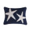 Almofada decorativa Cerralvo com bordado de estrela-do-mar, 35,5 x 45,7 cm (14 x 18 polegadas). 1