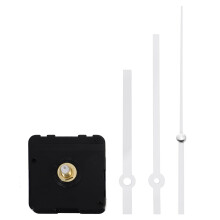 Kit de motor para relógio branco silencioso, sem bateria.