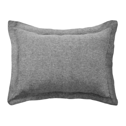 Levtex Home linnen kussensloop kingsize 36x20 inch gemêleerd steen