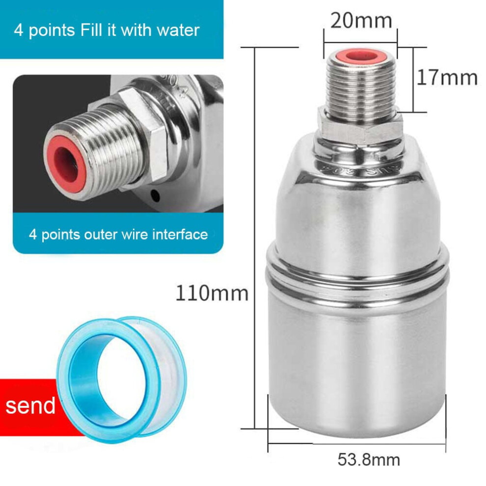 Stainless Steel Float Valve 304 Automatic Water Level 9107258718198