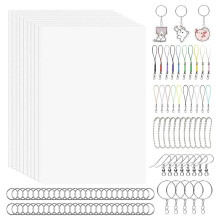 Kit de láminas de plástico termorretráctil 21x29cm15 láminas