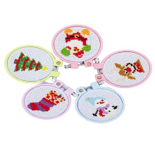 Kit de bordado navideño IMCBSTT para niños (5 piezas)