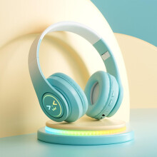 Casque audio sans fil Bluetooth supra-auriculaire avec microphone,