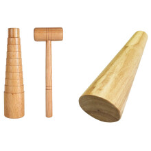 Mandrin en bois pour bracelet ovale, outil de calibrage 3 pièces
