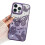 Θήκη iPhone 16 3D με γκλίτερ πεταλούδας, ροζ, 6,1 ιντσών 1