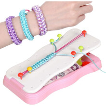 Kit de bracelet d'amitié à faire soi-même avec métier à tisser (1 paquet)