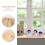 Photo Frame Yellow 5 Inches Table or Wall Display 2