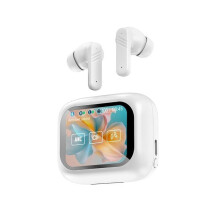 Écouteurs sans fil Bluetooth 5.4 avec étui de chargement noir
