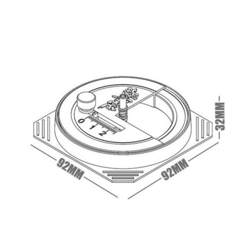 Plastic Circular Cutter for Gundam Models with Center Gauge 1