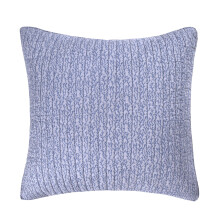 Cerralvo gewatteerde Euro kussensloop 26x26 inch, set van 2, koraalblauw