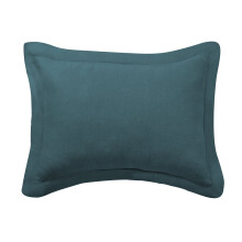 Levtex Home linnen kussensloop tealblauw 26x20 inch