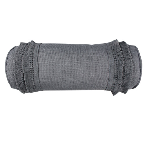 Διακοσμητικό μαξιλάρι με ρολό Levtex Home Perla γκρι 7x18 ίντσες