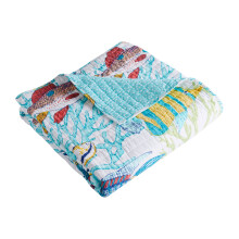 Levtex Home Beachwalk fisk koral tæppe 50x6in bomuld