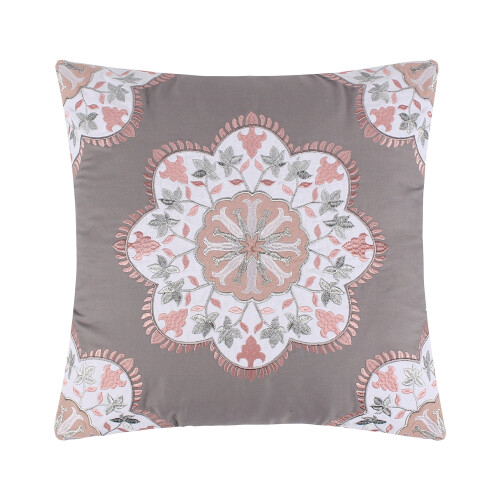 Διακοσμητικό μαξιλάρι Levtex Home Belhaven 18x18 ίντσες γκρι