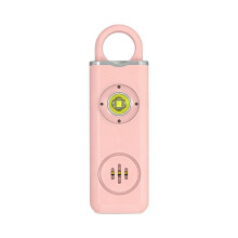 130dB Persönlicher Sicherheitsalarm mit LED-Taschenlampe Tragbare Notfall-Sirene für Frauen, Kinder, Senioren Anti-Raub-Anruf C